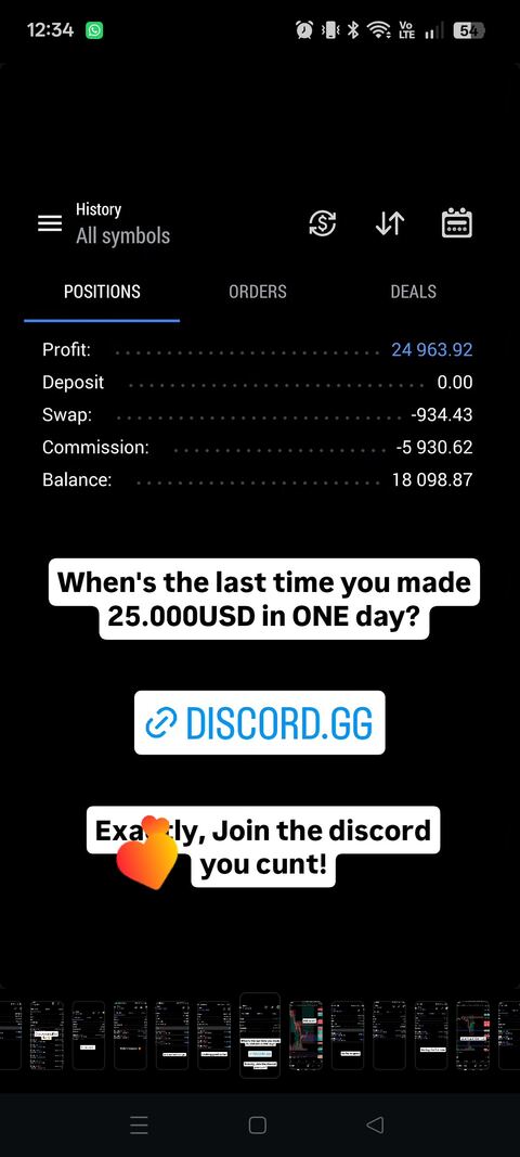 Risultato reale membro SMC Trader Zero